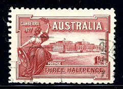 1927 Commemorative Stamp - Opening of Canberra Parliament House