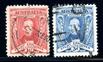 1930 Commemorative Stamp - Charles Sturt